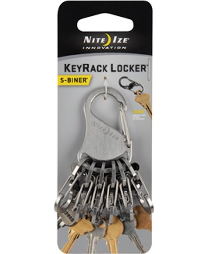 Nite Ize KeyRack Locker Steel Karabijnhaak - Zilver kleurig