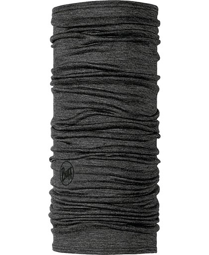 Buff Nekwarmer Wool - Solid Grey - Unisex - Maat One Size