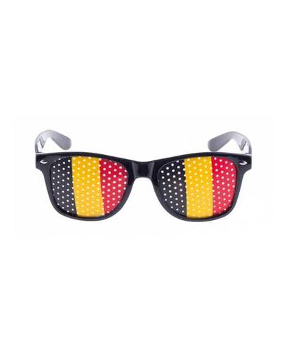 Zwarte belgie bril