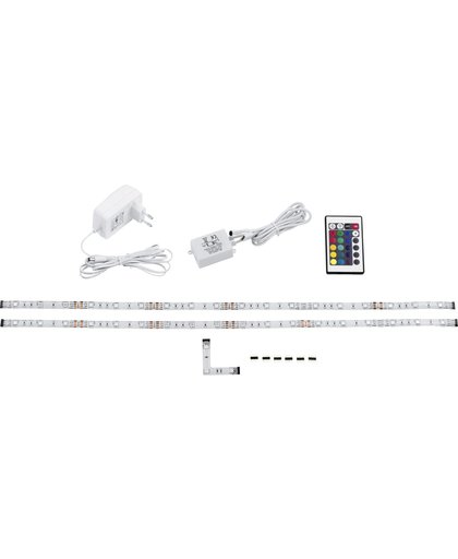 EGLO Ledstrips - Flex - Coated - RGB Kleur - Afstandsbediening - L 2x600mm + hoek