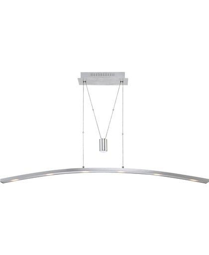 Hanglamp Globo Akkido XL LED - Aluminium - Matte acryl LED afdekkap