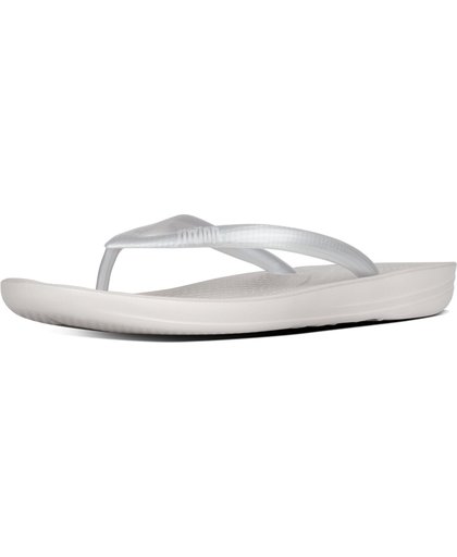 FitFlop iQUSHION™ Super-Ergonomic Toe Tong silver