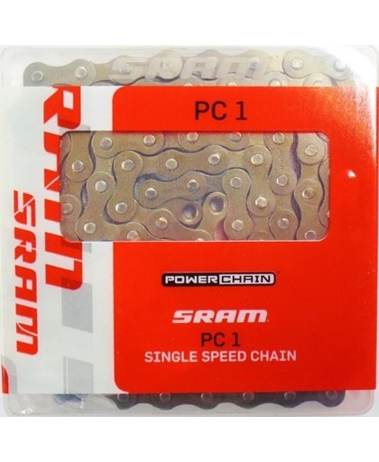 Sram Ketting Power Chain II PC 1 Single-Speed bruin