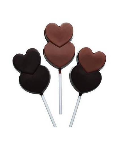 Kitchencraft mal voor chocolade lolly's - hartjes - sweetly does it - kitchen craft