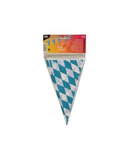 Oktoberfest - vlaggenlijn blauw/wit bayern 4 meter