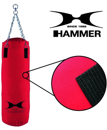 Hammer Boxing Punching bag Canvas, red, 120x30 cm