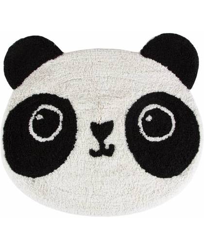 Vloerkleedje Kawaii Panda Zwart-wit Sass & Belle