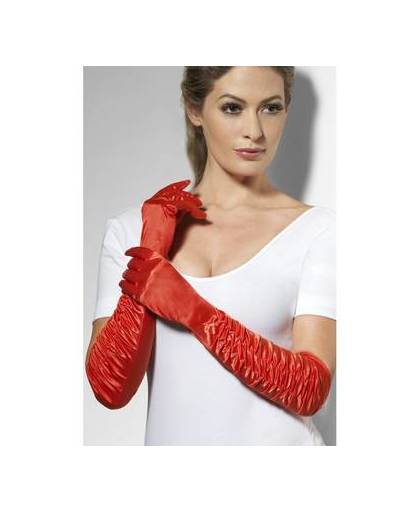 Rode handschoenen 46 cm