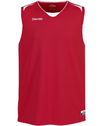Spalding Attack basketbal Shirt - maat XS - groen/wit