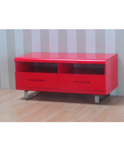 Spacy - TV-meubel - Rood hoogglans