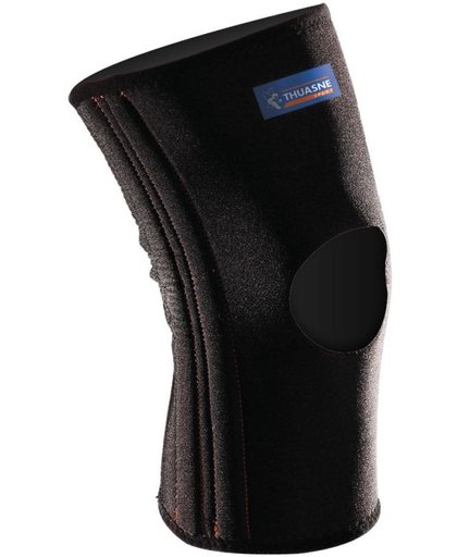 Thuasne Neopreen Kniebandage met Baleinen - Maat: XL (knie omvang over de knieschijf: 40-42 cm) - Zwart