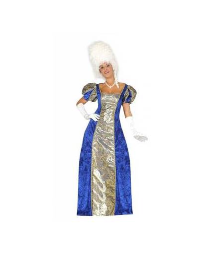 Markiezin kostuum blauw - maat / confectie: medium-large / 38-40