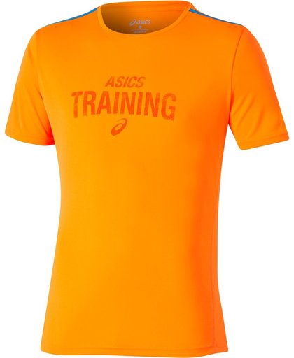 asics Graphic hardloopshirt Heren oranje