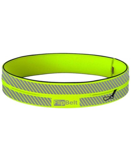 FlipBelt - Runners - Running belt - Hardlopen - Reflecterend - Neon Geel - Unisex - L