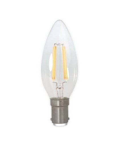 Calex LED Filament Kaarslamp 2-25W B15d Extra Warm Wit