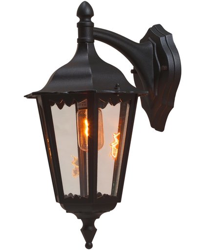Konstsmide Firenze - Wandlamp neerwaarts 48cm - 230V - E27 - matzwart