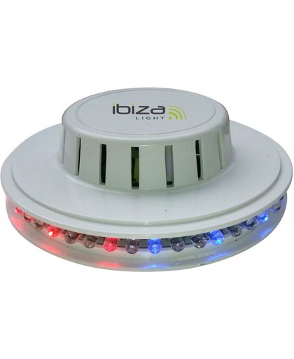 Ibiza UFO LED Lichteffekt met Wandbevestiging Wit