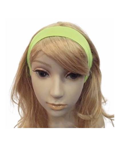 Neon groene haarband