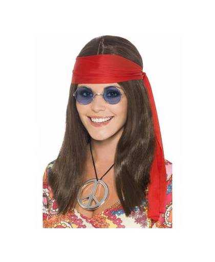 Hippie dames verkleed kit deluxe