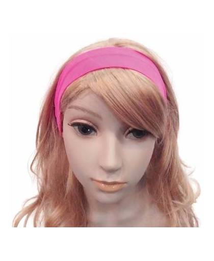 Neon roze haarband