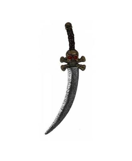 Piraten zwaard met schedel 60 cm