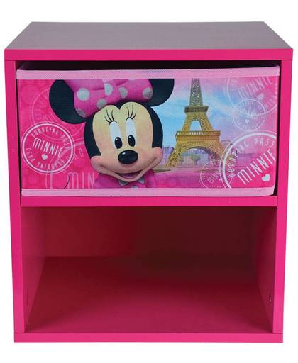 Disney Minnie Mouse - Nachtkastje met laadje - 36 x 33 x 30 cm - Roze