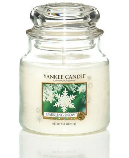 Yankee Candle Medium Jar Sparkling Snow