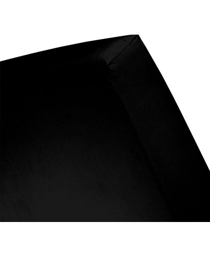 Cinderella - Hoeslaken (tot 25 cm) - Katoen - 160x200 cm - Black