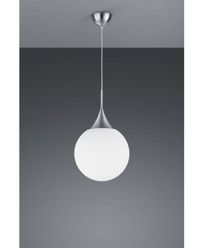 Hanglamp - Modern - Midas - Kleur Armatuur Nikkel Mat - Fitting E27 - excl. Lichtbron  - Max Wattage 60