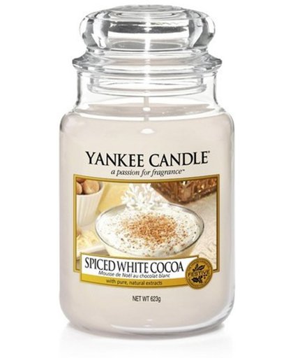 Yankee Candle Large Jar Spiced White Cocoa