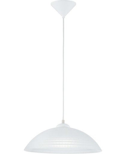 EGLO  Vetro - Hanglamp - 1 Lichts - Ø350mm. - Wit, Helder
