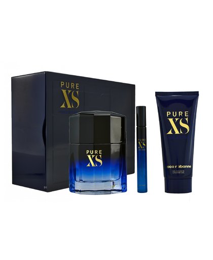 Paco Rabanne Pure XS Gift Set 100ml EDT + 100ml Shower Gel + 10ml EDT