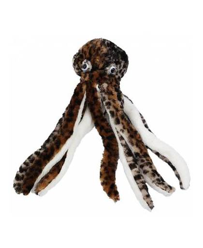Bruine knuffel octopus 40 cm - knuffeldier