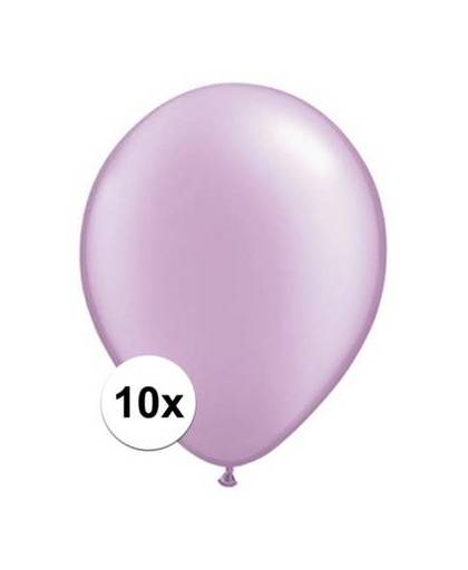 Qualatex ballonnen parel lavendel 10 stuks