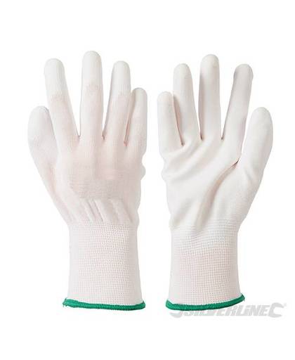 Handschoen met witte handpalm L 10