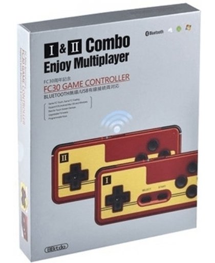 Wireless Bluetooth FC30 Famicom Controller Combo Pack (8Bitdo)