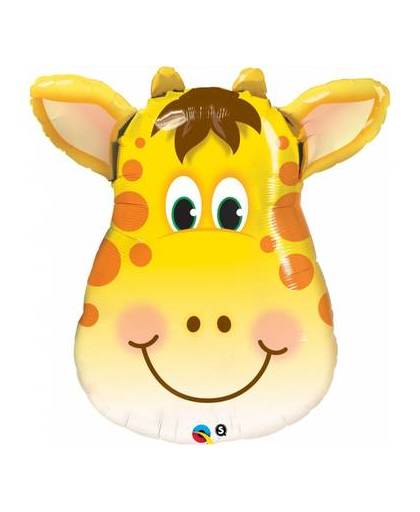 Folie dieren ballon giraffe 81 cm