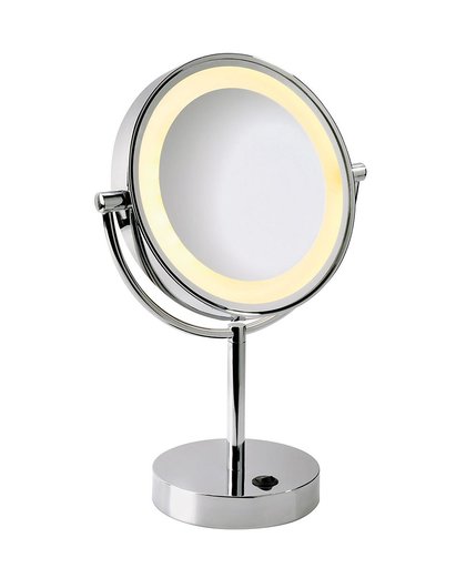 VISSARDO TAFEL make-up spiegel chroom 1xLED 3000K