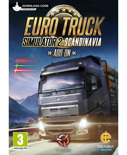 Euro Truck Simulator 2 Scandinavia (Add-on) (Download Code)