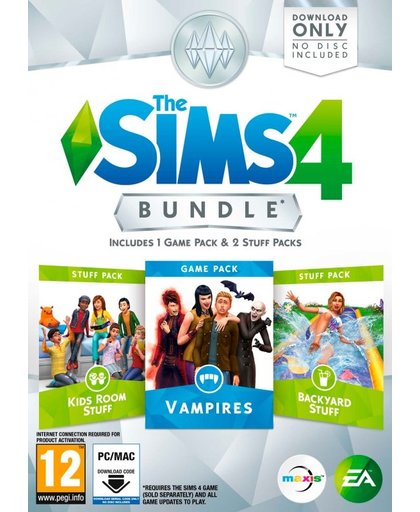 De Sims 4 Add-On Bundel Pack (vampieren, achtertuin, kinderkamer) (Code in a Box)