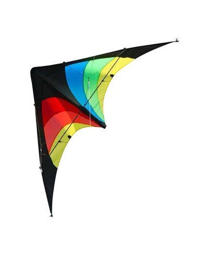 Stuntvlieger elliot delta rainbow 130 cm