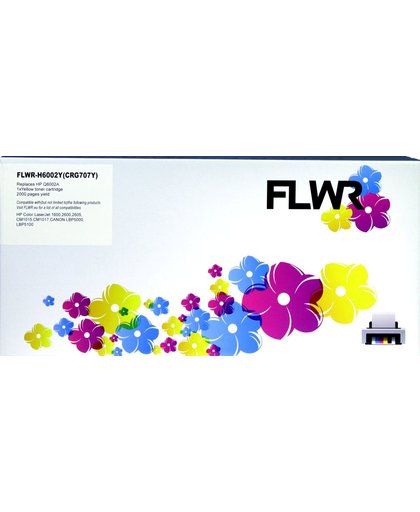 FLWR - Toner / 124A / Geel - geschikt voor HP