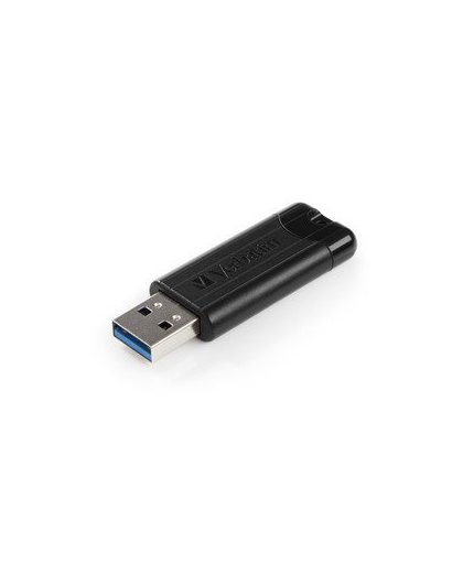 Verbatim PinStripe USB flash drive 16 GB 2.0/3.0 (3.1 Gen 1) USB-Type-A-aansluiting Zwart