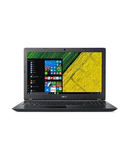 Acer Aspire A315-51-33EE Zwart Notebook 39,6 cm (15.6") 1920 x 1080 Pixels 2,3 GHz Zevende generatie Intel® Core™ i3 i3-7020U