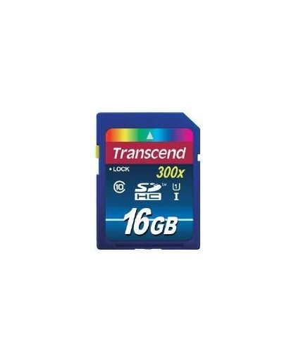 Transcend 16GB SDHC Class 10 UHS-I 16GB SDHC Class 10 flashgeheugen