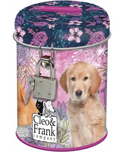 Cleo & Frank Puppy Friends - Spaarpot - 11,5 cm - Multi