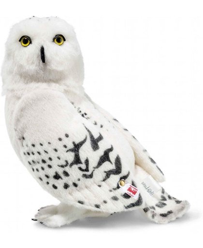 Steiff knuffel HEDWIG owl, white 30 cm