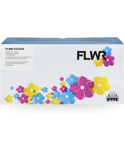 FLWR - Toner / 26A / Zwart - geschikt voor HP