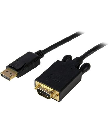 StarTech.com 91 cm lange DisplayPort-naar-VGA-adapterconverterkabel DP naar VGA 1920x1200 zwart