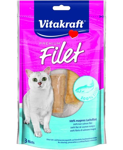 Vitakraft Premium - Zalmfilet - Kattensnack - 54 g